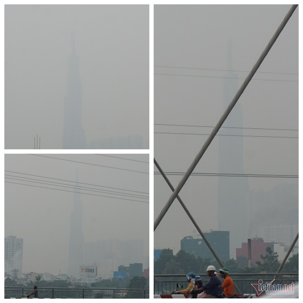 Mù quang hóa gây ô nhiễm nặng ở TP.HCM trong tháng 9 vừa qua.