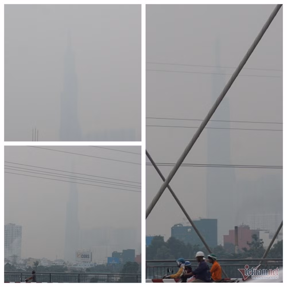 Mù quang hóa gây ô nhiễm nặng ở TP.HCM trong tháng 9 vừa qua.