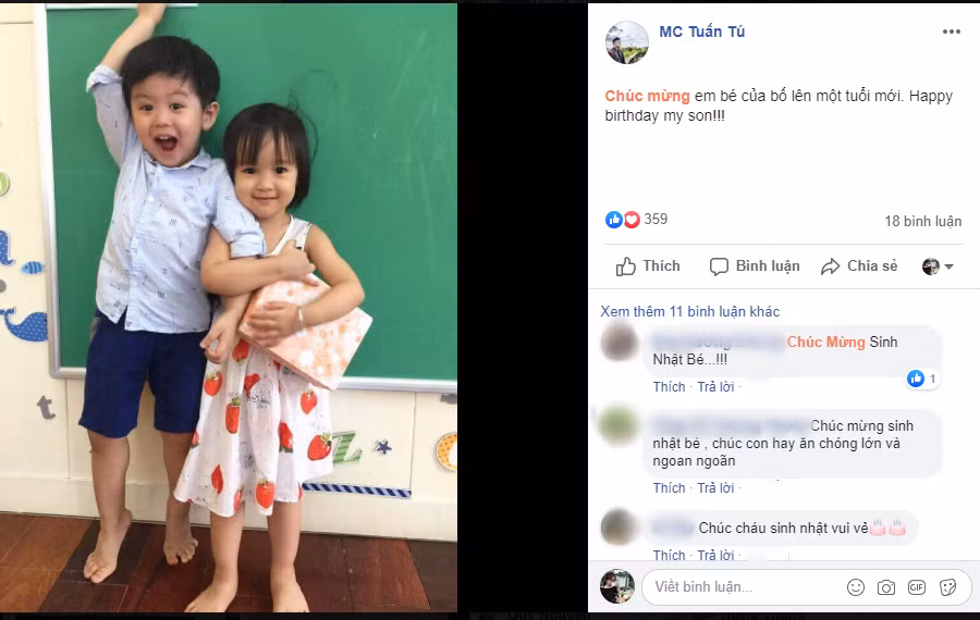 Gia dinh hanh phuc, dang yeu cua dien vien Ve nha di con-Hinh-2