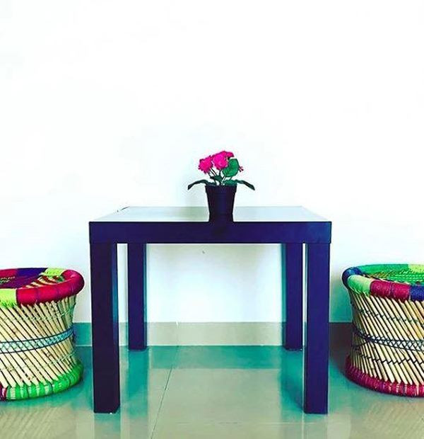 Bàn uống nước là nơi giải trí.