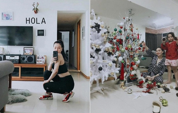 Trà Ngọc Hằng cũng từng hé lộ về căn hộ của mình trước đó.