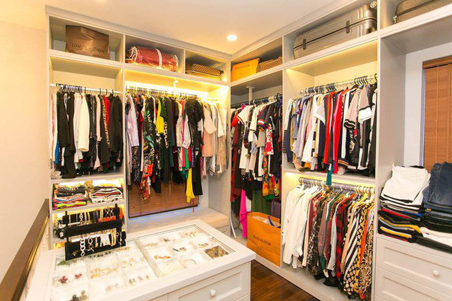 Không gian được sắp xếp gọn gàng.