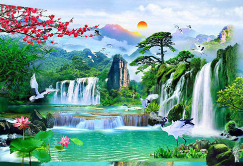 6 mau tranh phong thuy cuoi nam treo Tet giup hut tai loc ve nha