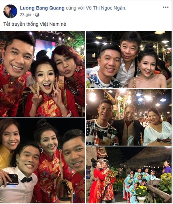 Luong Bang Quang va Ngan 98 bat ngo chup anh cuoi