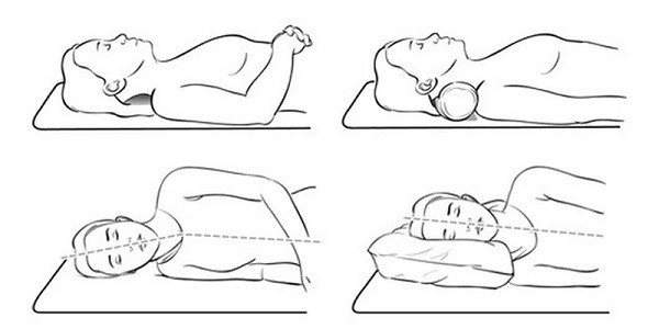 Ngủ không dùng gối giúp cho cơ thể được nghỉ ngơi ở vị trí tự nhiên (Ảnh: Bách hóa xanh)