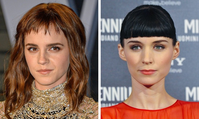 Tóc mái ngắn Tóc mái ngắn và ấn tượng, cổ điển như tóc mái của Audrey Hepburn là xu hướng làm đẹp hiện đại “hot” hiện nay. Kiểu tóc mái này không đòi hỏi bất kỳ kỹ năng đặc biệt nào để tạo kiểu, đẹp trong một thời gian dài và giúp chị em trông trẻ hơn vài tuổi. Bạn có thể để tóc mái thẳng hoặc làm rối một bên.