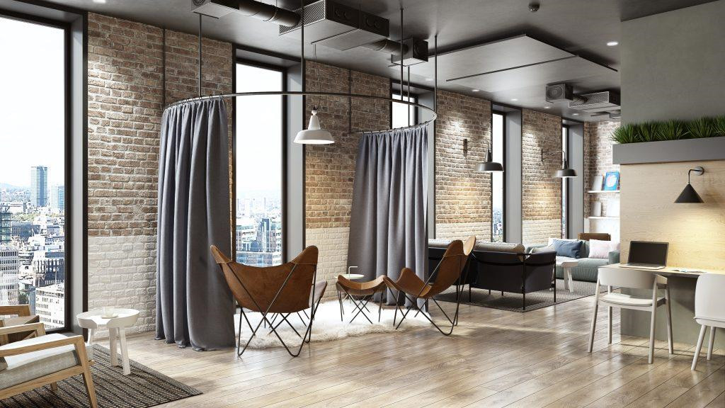 iQ Shoreditch, London, giá thuê 14.406-20.622 bảng/năm: Phòng gym miễn phí, dịch vụ nhận đồ 24/7 và kết nối Wi-Fi nhanh là điểm cộng của khu ký túc xá này. Năm 2019, nó còn được xây dựng thêm khu phức hợp giải trí trên cao gồm trang thiết bị phục vụ học tập, máy game, ghế ngồi thư giãn và khu nấu ăn. Ảnh: Mystudenthalls.com.