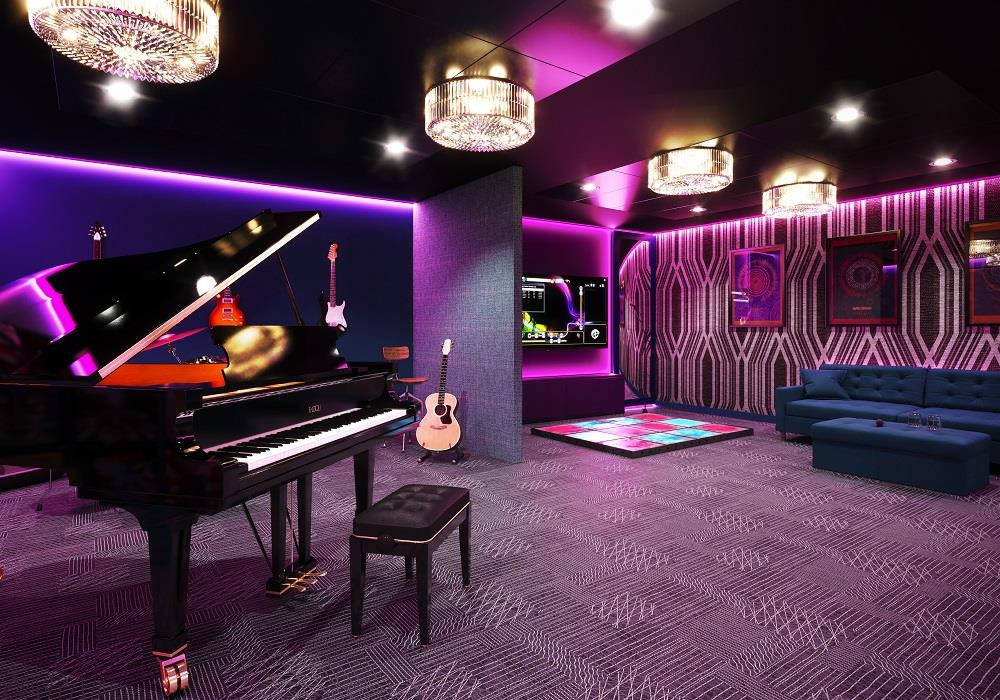 Crown Place, Norwich, từ 7.650-14.790 bảng/năm: Khu ký túc xá mới mở cửa trong năm 2019 này cung cấp phòng gym, game 3D và luyện tập âm nhạc hiện đại với các nhạc cụ như đàn piano, guitar, trống và micro thu âm. Ảnh: Mystudenthalls.com.