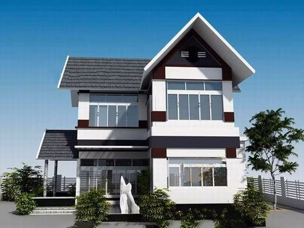 Mẫu nhà có nhiều cách tân, đột phá...