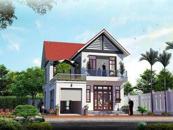 Xây nhà 2 tầng mái Thái có tính năng tản nhiệt chống nóng tốt ở mọi kiểu thời tiết.