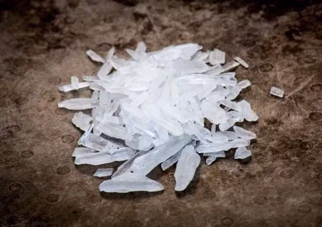 Methamphetamine có giá 120 USD/g (2,7 triệu đồng). Nó còn được biết đến với cái tên dân dã hơn là ma túy đá.