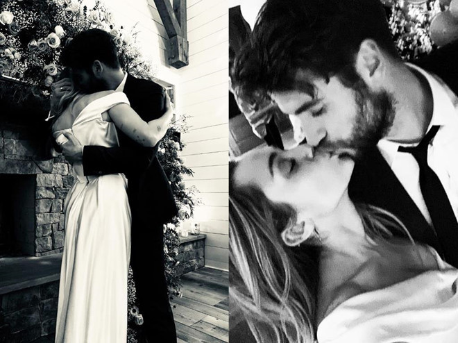 Ngày 23/12/2018, cặp sao tổ chức đám cưới bí mật tại nhà riêng ở Franklin (Tennessee, Mỹ). Bốn ngày sau đó, Miley Cyrus chia sẻ hình ảnh ôm ấp, "khóa môi" Liam Hemsworth đầy lãng mạn. Nữ ca sĩ chú thích: "10 năm sau". Còn nam diễn viên người Australia cũng đăng lại bức ảnh này, nhưng với dòng trạng thái ngọt ngào hơn: "Tình yêu của tôi". Đây được xem là lời xác nhận đôi uyên ương đã chính thức nên duyên vợ chồng sau gần một thập kỷ yêu nhau. Sau khi kết hôn, Liam Hemsworth thường dành nhiều lời ngọt ngào khi nói về vợ. Cặp sao gắn bó không rời.