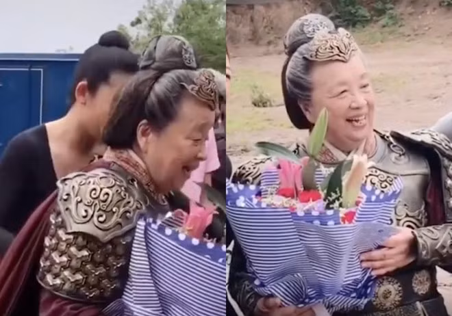 'Dung ma ma' mac ao giap dong phim o tuoi 83