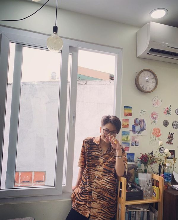 Hotgirl Vu Tuong Van cat toc ngan, gay soc voi tuyen bo cai gioi-Hinh-2