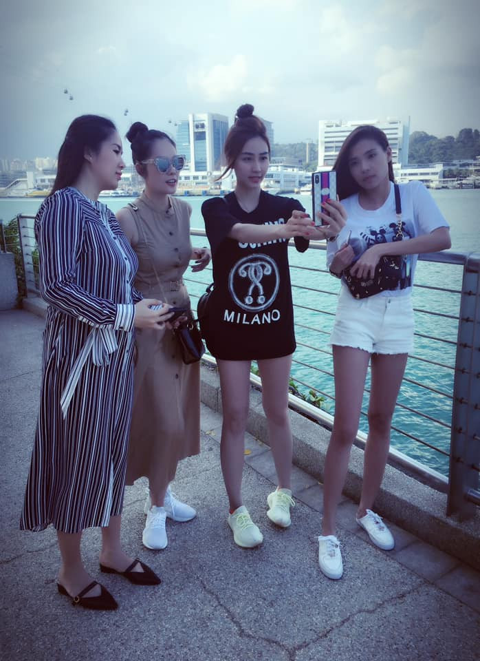 Đây là lần hiếm hoi dáng vóc tăng cân trông thấy của nữ diễn viên được công khai rộng rãi.