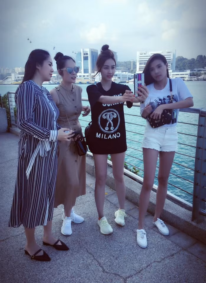 Đây là lần hiếm hoi dáng vóc tăng cân trông thấy của nữ diễn viên được công khai rộng rãi.