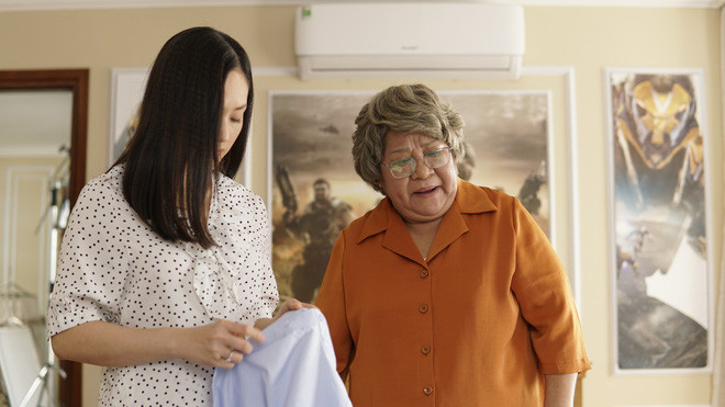 Nữ diễn viên 61 tuổi vào vai bà nội chồng khó tính.