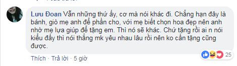 Nguoi yeu tang qua Valentine la 2 can gio, banh keo thua sau Tet