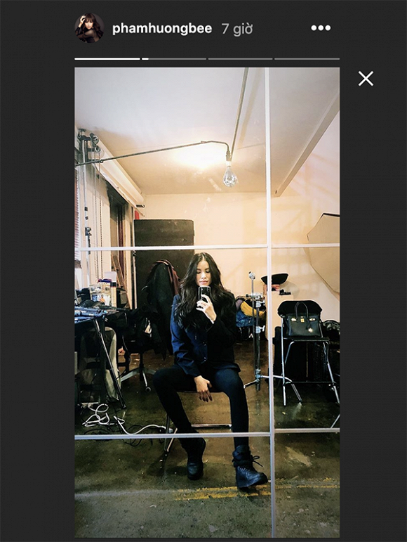 Pham Huong phan ung bat ngo khi bi 