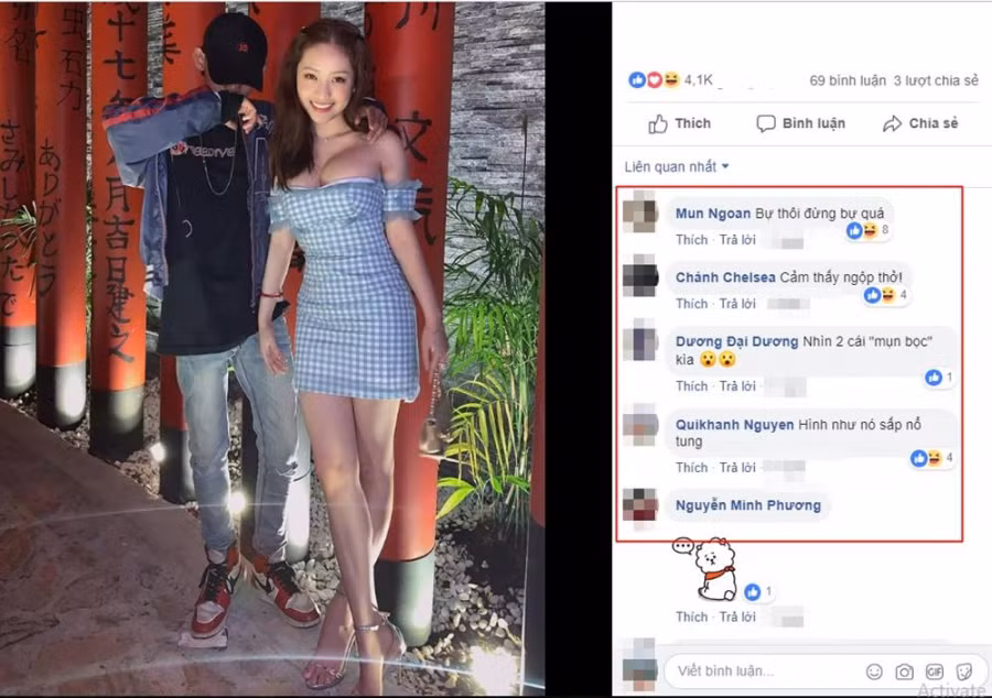 Thuy Vi gay soc khi pho dien vong 1 