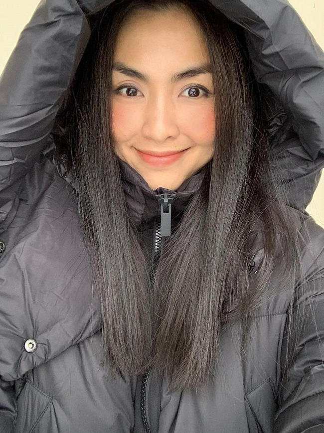 Ha Tang sang My cham soc ban than Than Thuy Ha vua sinh con?