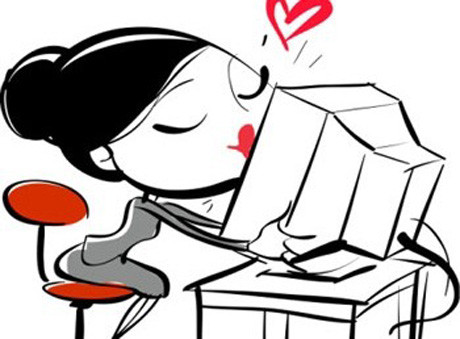 Uc che khi vo yeu duong dam duoi voi mot nguoi la trong may tinh