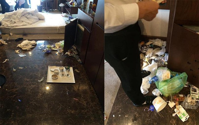 Thue villa nghi duong, nhom ban tre lai bay bua nhu bai rac gay phan no-Hinh-2