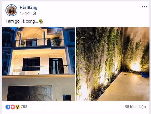 Nhà mới của Hải Băng cực sang trọng và hoành tráng