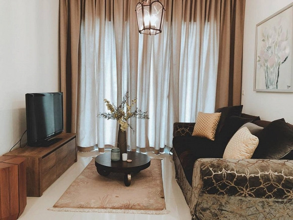 Không gian căn hộ được Lý quí Khánh rao bán với giá 6,8 tỉ đồng.