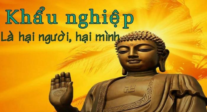 Hoa tu mieng ma ra va day la 2 cai nghiep cuc nang