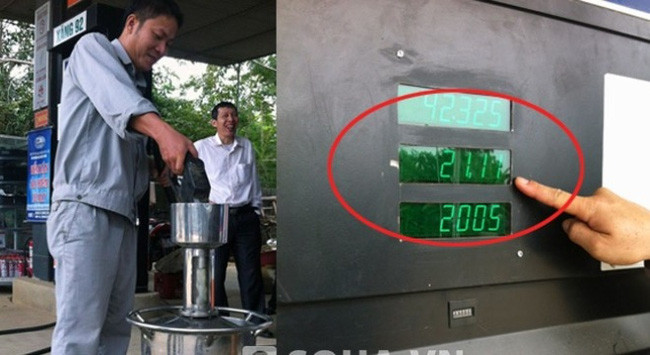 Meo do xang khong bi gian lan mot dong