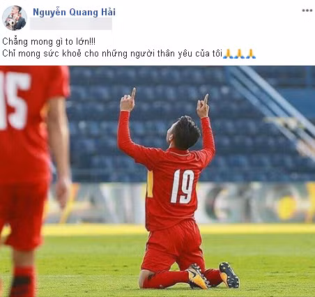 Quang Hai dang tus khi biet chuyen ong noi khien fan xot xa