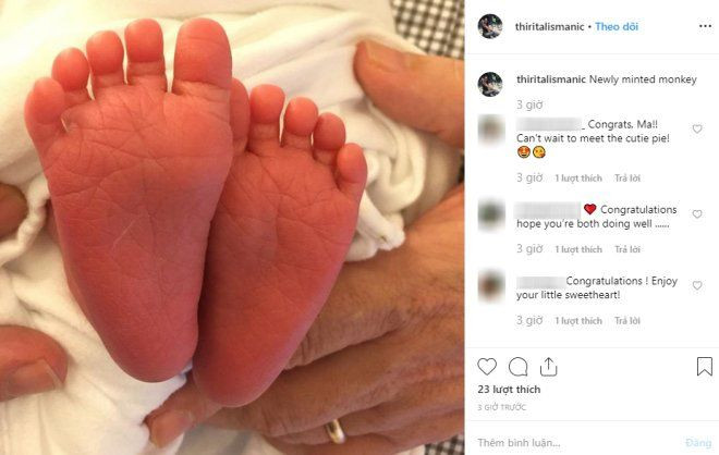 Vo moi cua chong cu Hong Nhung da sinh con thu 3