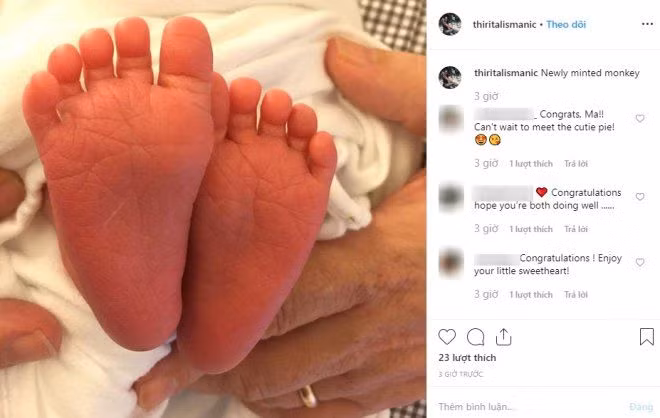 Vo moi cua chong cu Hong Nhung da sinh con thu 3