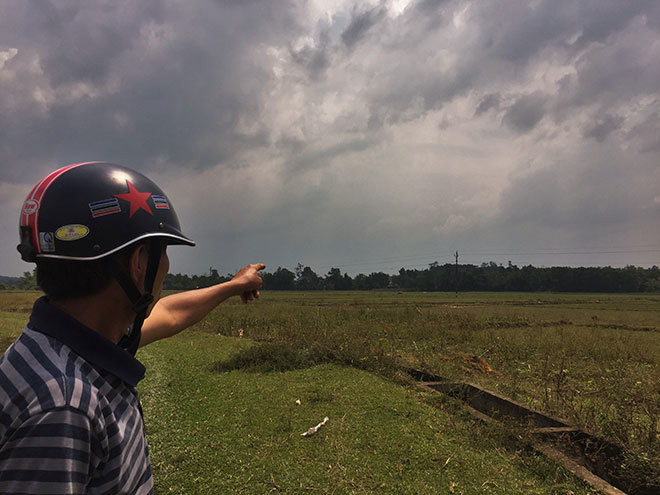 Cánh đồng "trời đánh" của xã Hương Giang - nỗi sợ khiếp đản mỗi khi mưa gió về.