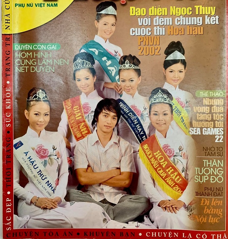 Bat ngo voi hinh anh Thanh Hang thoi thi Hoa hau 2002