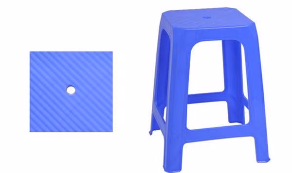 Vì sao ghế nhựa luôn có lỗ tròn ở giữa? Vi sao ghe nhua luon co lo tron o giua?