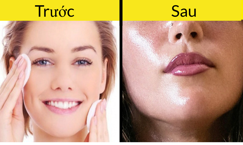 Nhiều loại kem dưỡng khiến da bạn tiết ra dầu. Do đó, bạn hãy sử dụng các loại kem phù hợp cho từng vùng da khác nhau gương mặt mình.