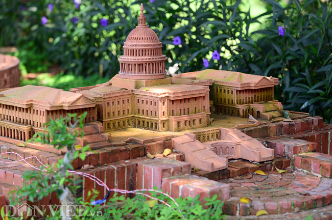 Tòa nhà quốc hội Washington D.C (Mỹ) được tái hiện.