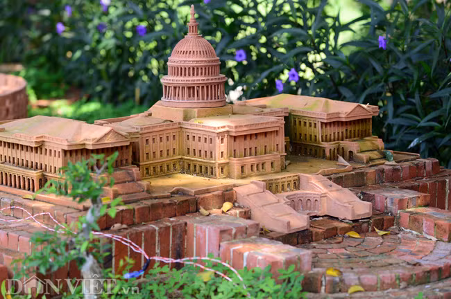 Tòa nhà quốc hội Washington D.C (Mỹ) được tái hiện.