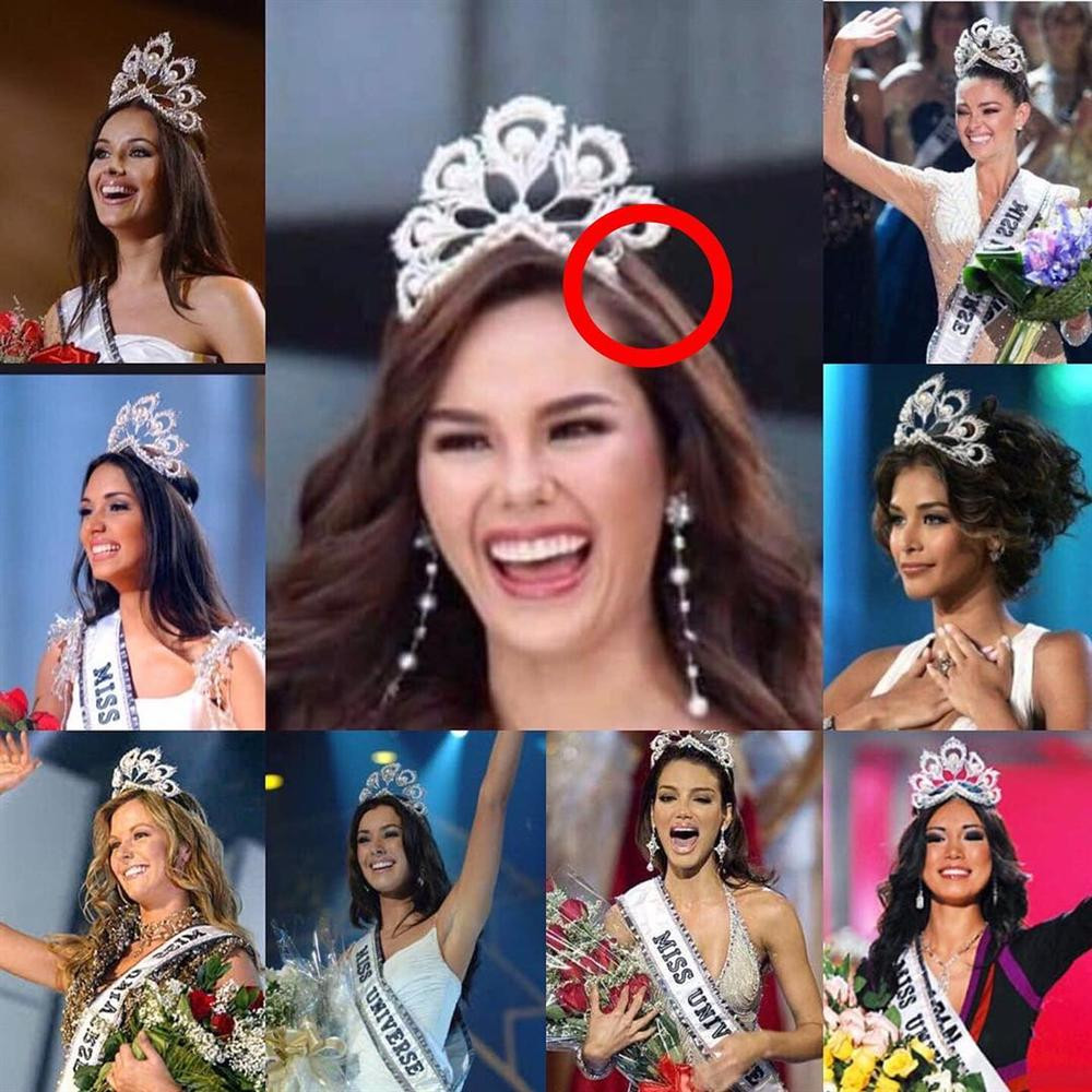 Catriona Gray cũng là Hoa hậu Hoàn vũ đầu tiên làm vỡ chiếc vương miện này.