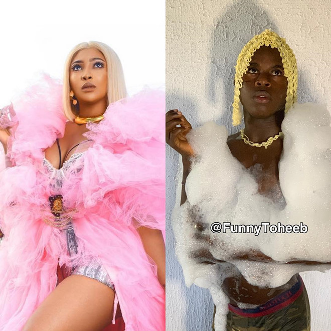 Trên mỗi bài đăng, Toheeb còn cẩn thận liệt kê các nguyên liệu mình dùng để cosplay như rơm, túi nylon, giấy hay đơn giản là tấm bìa carton.