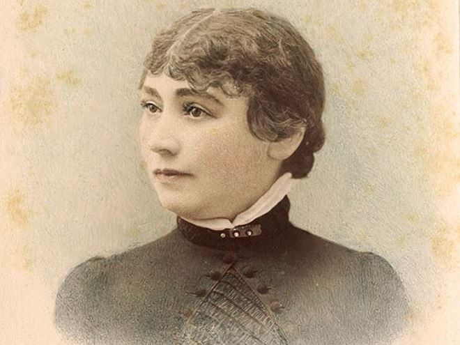 Chân dung bà Sarah Winchester.