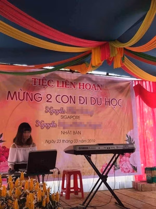 Buoi tiec lien hoan mung con di du hoc bat ngo gay tranh cai