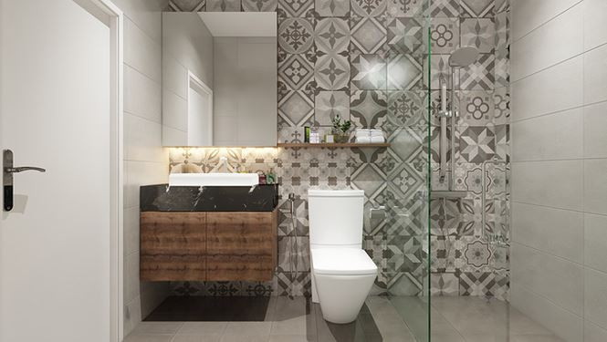 Cả hai phòng ngủ ở tầng 2 đều có WC trong phòng để đảm bảo sự độc lập, riêng tư tối đa.