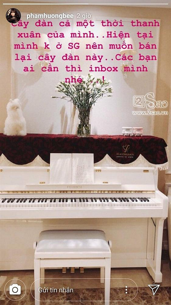 Ly do Hoa hau Pham Huong bat ngo ban cay dan piano ky niem