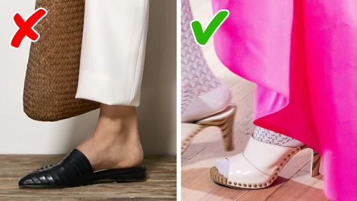  Giày Mule. Nếu mua giày diện Tết, bạn nên chọn sabo thay vì mẫu giày mule. Sự khác biệt của hai loại giày này là sabo thường có phần đế giày trong khi mule có phần đế rất mỏng; thường dùng đi trong phòng ngủ.