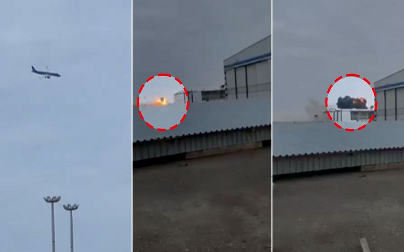 Máy bay chở 72 người rơi ở Kazakhstan May bay cho 72 nguoi roi o Kazakhstan