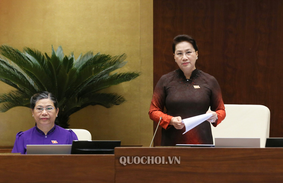 Chủ tịch Quốc hội Nguyễn Thị Kim Ngân.