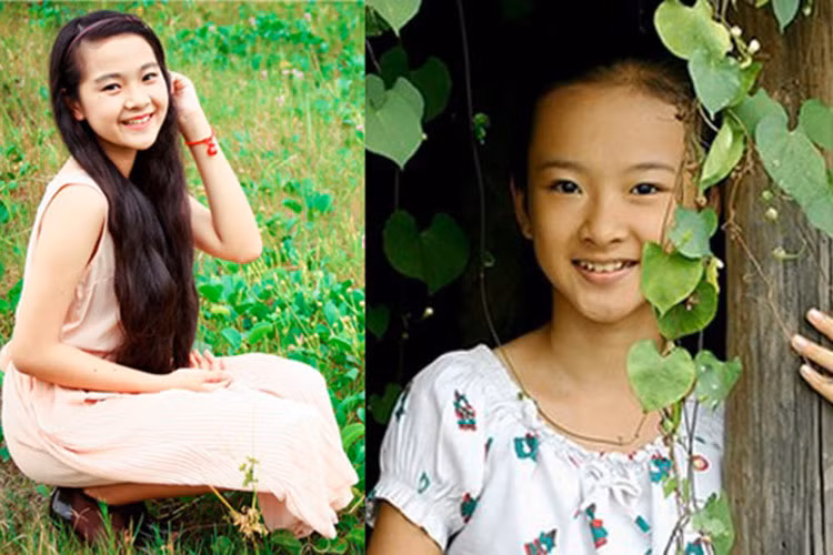 Sở hữu nhiều đường nét giống Angela Phương Trinh hồi còn nhỏ, Tam Triều Dâng được đặt biệt danh “Tiểu Angela Phương Trinh”. Ảnh: Danviet